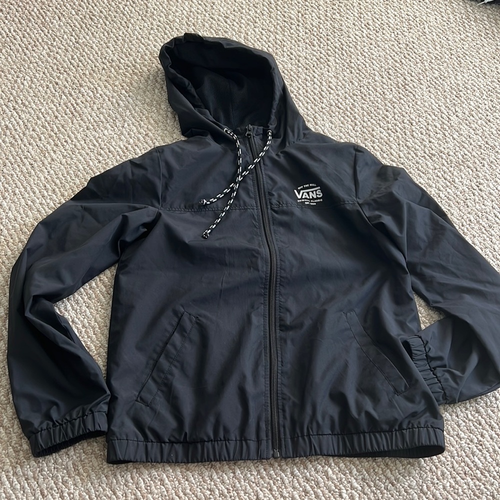 ✨Vans✨ 
Black Windbreaker
Size Small